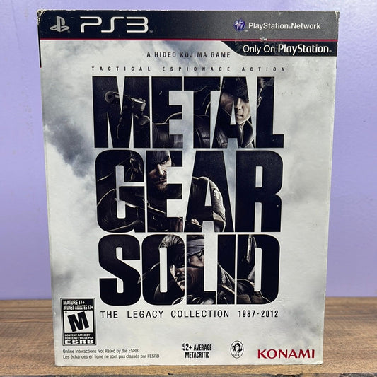 Playstation 3 - Metal Gear Solid: The Legacy Collection Retrograde Collectibles Action, Adventure, CIB, Compilation, Exploration, Hideo Kojima, Kojima Productions, Konami, M Rated, Preowned Video Game 
