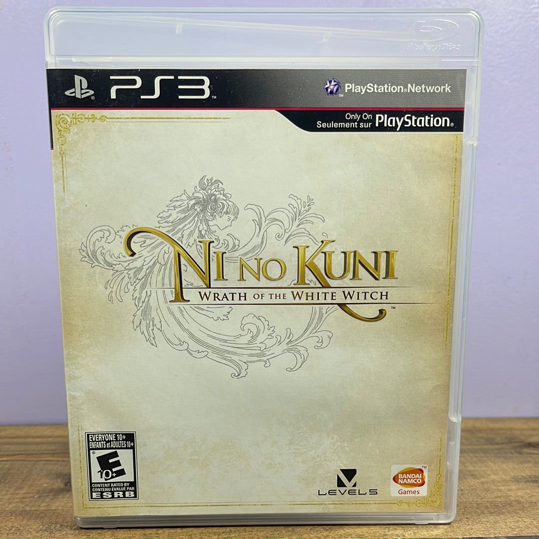 Playstation 3 - Ni No Kuni: Wrath of the White Witch Retrograde Collectibles Action, Adventure, Bandai Namco, CIB, E10 Rated, JRPG, Level 5, Ni no Kuni Series, Playstation 3, PS Preowned Video Game 