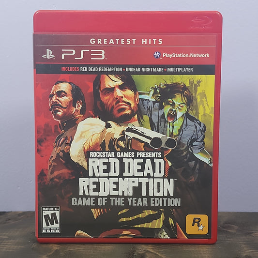 Playstation 3 - Red Dead Redemption [Game of the Year] Retrograde Collectibles CIB, M Rated, Playstation 3, Red Dead Redemption, Rockstar Preowned Video Game 