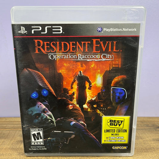 Playstation 3 - Resident Evil: Operation Raccoon City Retrograde Collectibles Action, Capcom, CIB, Co-op, Horror, Leon S. Kennedy, M Rated, Multiplayer, Playstation 3, PS3, Resid Preowned Video Game 