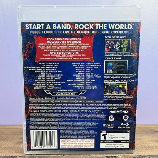 Playstation 3 - Rock Band 2 [Game Only] Retrograde Collectibles CIB, Co-op, EA, Game Only, Guitar, Harmonix, MTV, Music, Playstation 3, PS3, Rhythm, Rhythm Game, Ro Preowned Video Game 