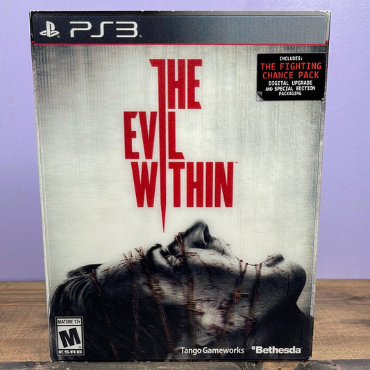 Playstation 3 - The Evil Within Retrograde Collectibles Action, Adventure, Bethesda, CIB, Horror, M Rated, Playstation 3, PS3, Survival, Tango Gameworks, Th Preowned Video Game 