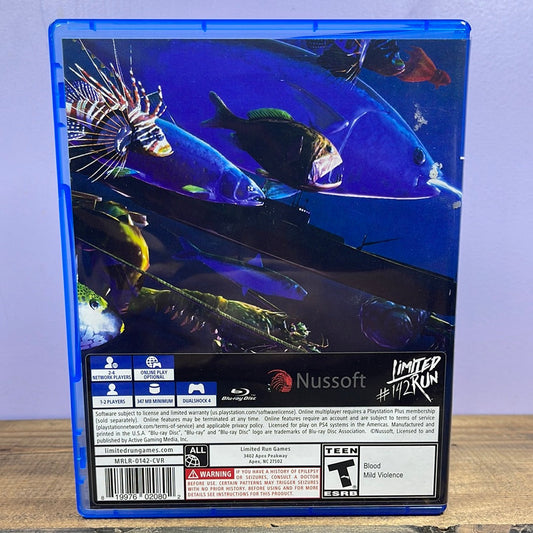 Playstation 4 - Ace of Seafood Retrograde Collectibles Ace of Seafood, Nussoft, Playstation, Playstation 4, PS4, Underwater Preowned Video Game