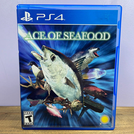 Playstation 4 - Ace of Seafood Retrograde Collectibles Ace of Seafood, Nussoft, Playstation, Playstation 4, PS4, Underwater Preowned Video Game