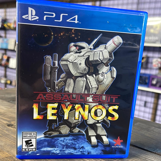 Playstation 4 - Assault Suit Leynos Retrograde Collectibles Action, anime, CIB, Dracue Software, Genesis, Mech, Mecha, Mega Drive, Playstation 4, PS4, Rising St Preowned Video Game 