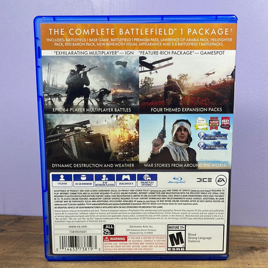 Playstation 4 - Battlefield 1 [Revolution] Retrograde Collectibles Battlefield, BF, CIB, EA, First Person Shooter, Playstation, Playstation 4, PS4, Shooter Preowned Video Game 