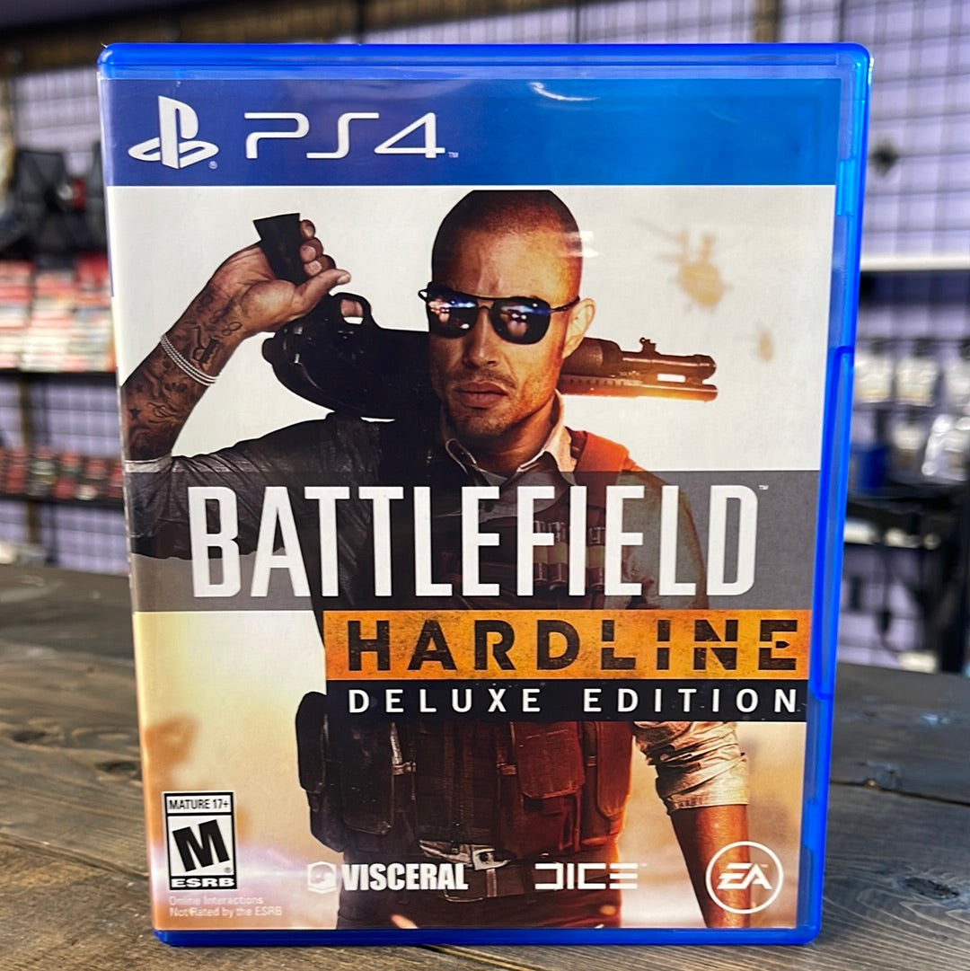 Playstation 4 - Battlefield Hardline [Deluxe Edition] Retrograde Collectibles Action, Battlefield, CIB, DICE, EA, First Person Shooter, FPS, Multiplayer, Playstation 4, PS4, Shoo Preowned Video Game 