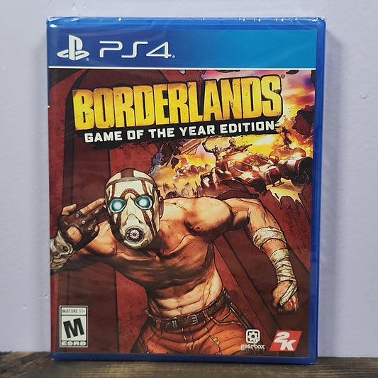 Playstation 4 - Borderlands: Game of the Year [Sealed] Retrograde Collectibles 2K Games, Action, Borderlands, First-Person, FPS, Gearbox Software, Looter Shooter, M Rated, NIB, Pl Preowned Video Game 