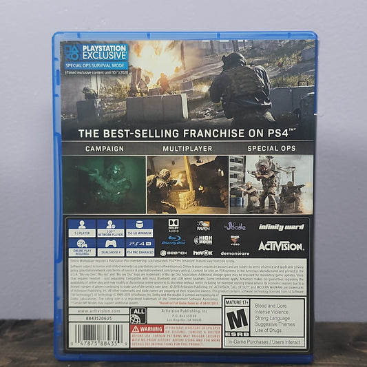 Playstation 4 - Call of Duty: Modern Warfare Retrograde Collectibles Action, Activision, Call of Duty, CIB, COD, First-Person, Infinity Ward, M Rated, Military, Playstat Preowned Video Game 