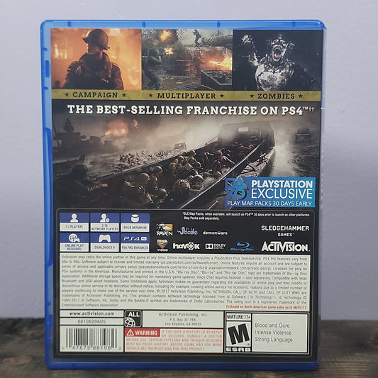 Playstation 4 - Call of Duty: WWII Retrograde Collectibles Action, Activision, Call of Duty, CIB, Cod, First-Person, FPS, M Rated, Playstation 4, PS4, Shooter, Preowned Video Game 