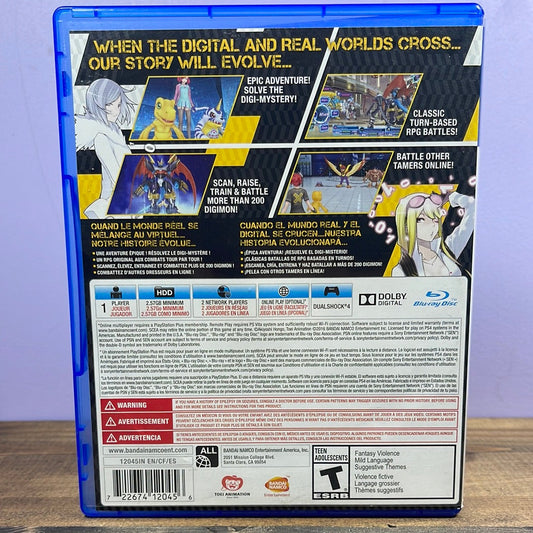 Playstation 4 - Digimon Story Cyber Sleuth Retrograde Collectibles Bandai Namco, CIB, Digimon, Playstation, Playstation 4, PS4, RPG, Toei Animation Preowned Video Game 