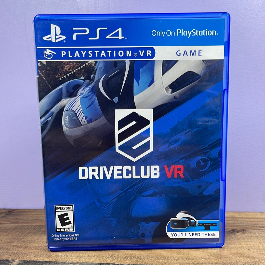 Playstation 4 - Driveclub VR Retrograde Collectibles CIB, Driveclub VR, Driving, Playstation, Playstation 4, Playstation VR, PS4, Sony, Sony Interactive, Preowned Video Game 