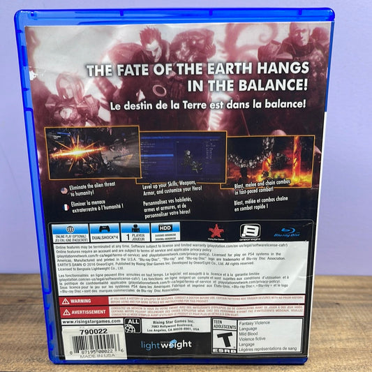 Playstation 4 - Earth's Dawn Retrograde Collectibles Alien, Earth's Dawn, Playstation, Playstation 4, PS4, Rising Star Games Preowned Video Game