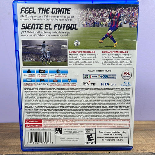 Playstation 4 - FIFA 15 Retrograde Collectibles 15, 2015, CIB, EA, EA Sports, FIFA, Football, Futbol, Playstation, Playstation 4, PS4, Soccer Preowned Video Game 