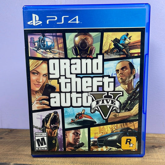 Playstation 4 - Grand Theft Auto V Retrograde Collectibles CIB, Grand Theft Auto, GTA, GTA V, Playstation, Playstation 4, PS4, Rockstar, Rockstar Games Preowned Video Game 