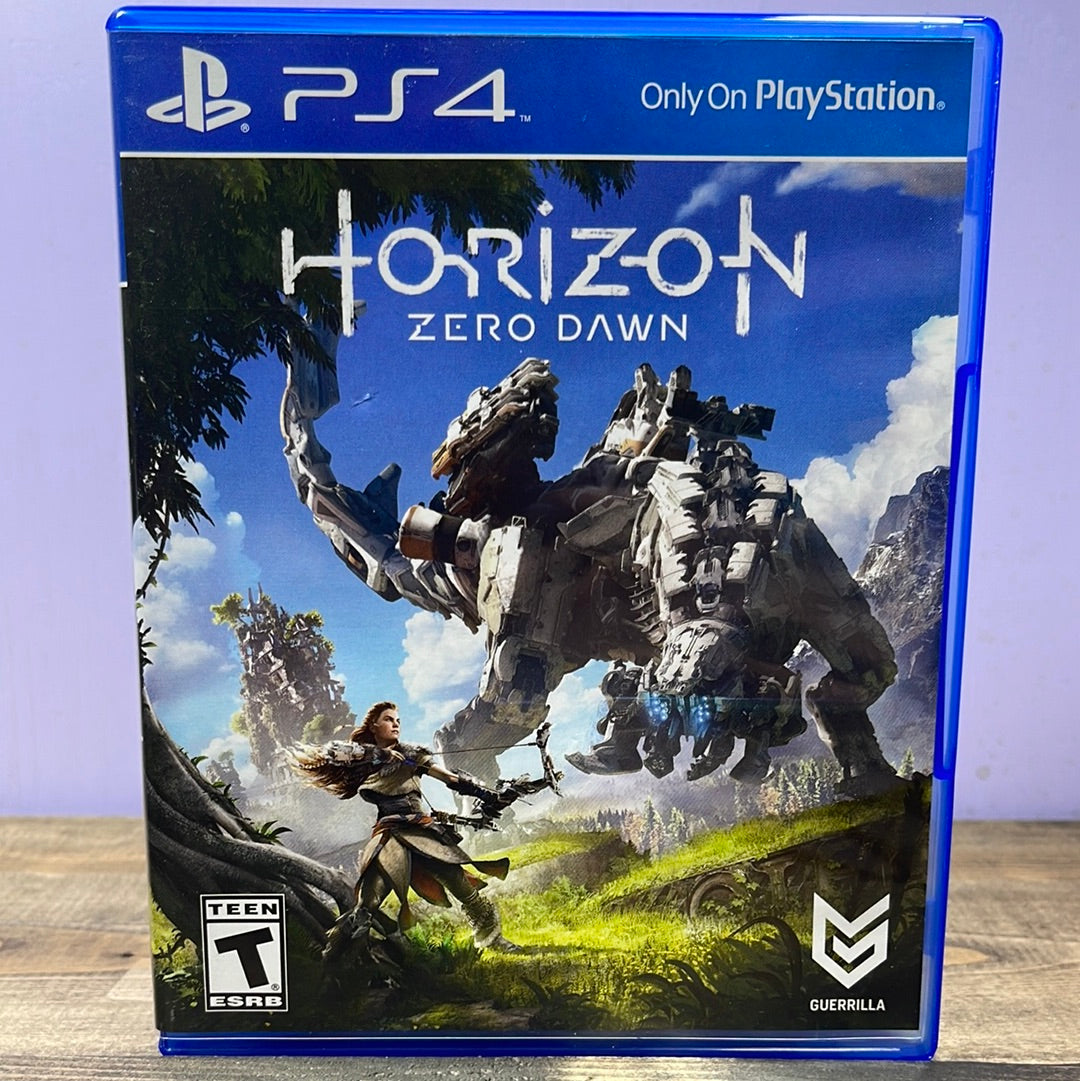 Playstation 4 - Horizon Zero Dawn [Standard Edition] Retrograde Collectibles Adventure, CIB, Decima, Female Main Character, Guerrilla, Horizon Series, Open World, Playstation 4, Preowned Video Game 