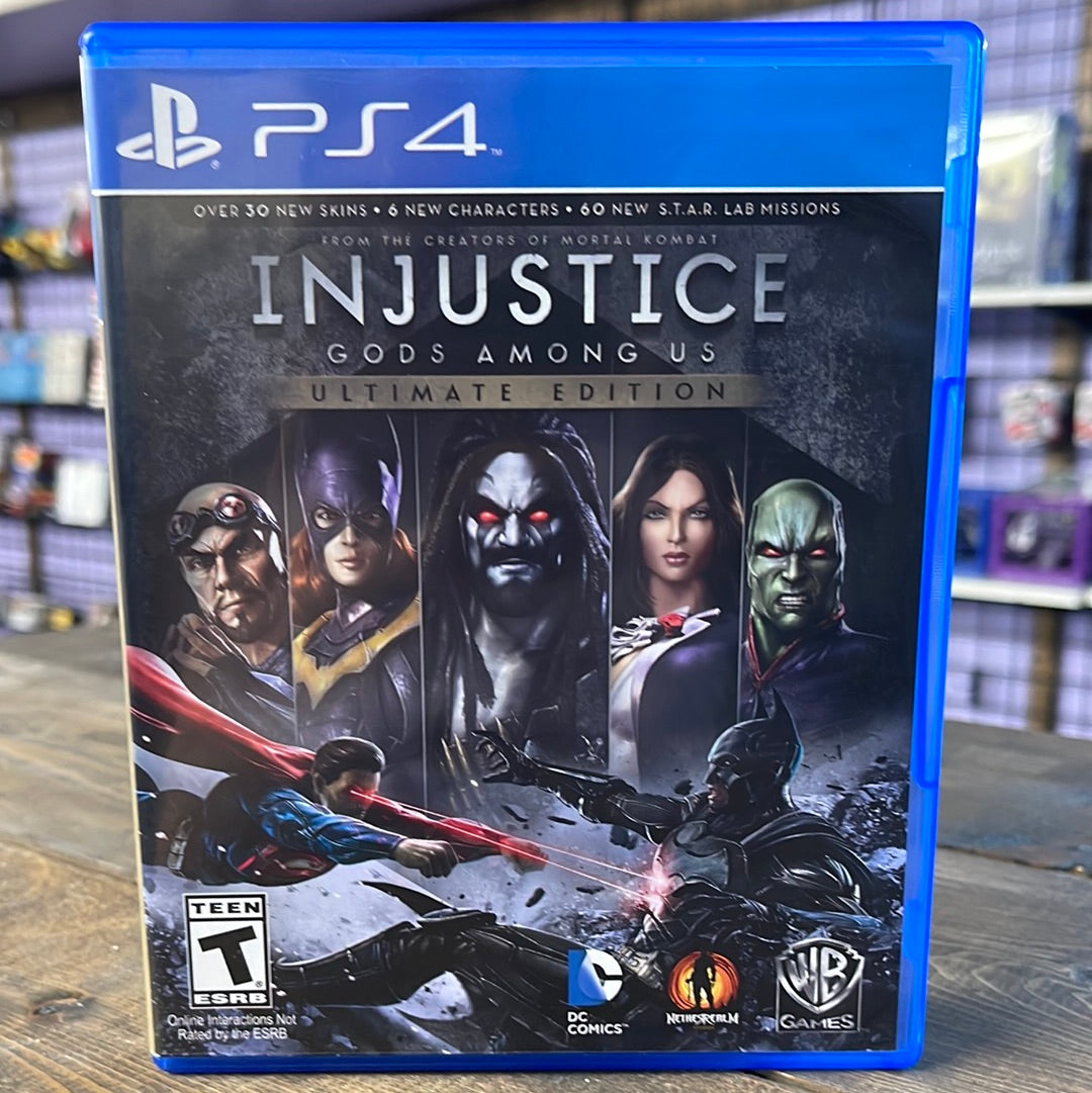 Playstation 4 - Injustice: Gods Among Us Ultimate Edition Retrograde Collectibles Action, Arcade, CIB, DC Comics, Fighting, Injustice, Multiplayer, Netherrealm, Playstation 4, PS4, S Preowned Video Game 