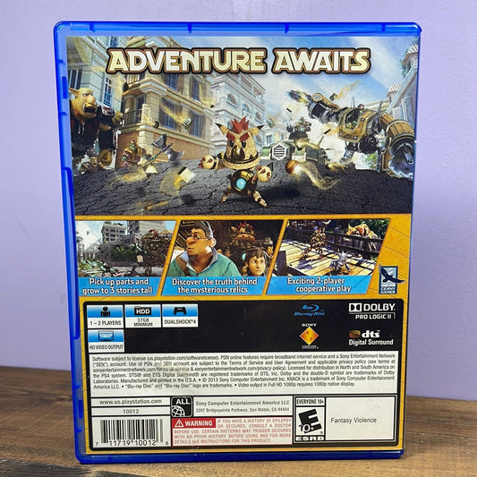 Playstation 4 - Knack Retrograde Collectibles Action, CIB, Knack, Playstation, Playstation 4, PS4, Sony Preowned Video Game