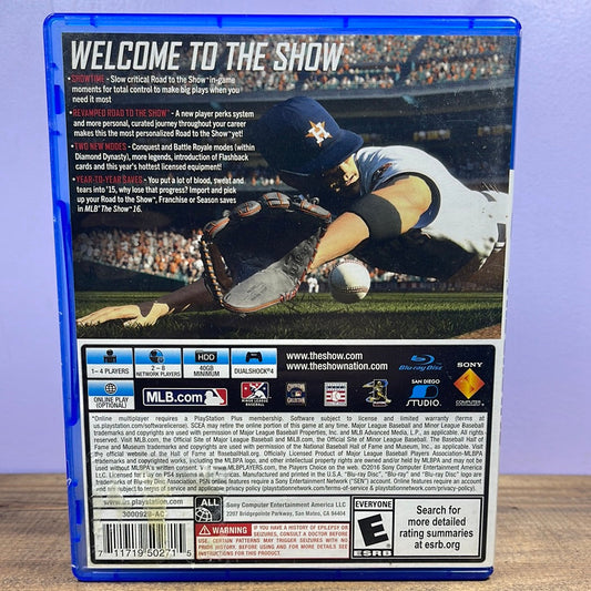 Playstation 4 - MLB The Show 16 Retrograde Collectibles 16, 2016, Baseball, MLB, Playstation, Playstation 4, PS4, Sony, Sports Preowned Video Game 