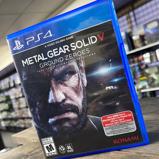 Playstation 4 - Metal Gear Solid V: Ground Zeroes Retrograde Collectibles Action, CIB, Dark, Ground Zeroes, Hideo Kojima, Konami, Metal Gear Solid, Open World, Playstation 4, Preowned Video Game 