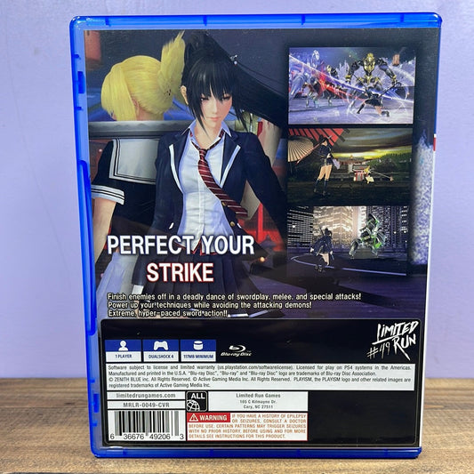 Playstation 4 - Mitsurugi Kamui Hikae Retrograde Collectibles CIB, Demons, Limited Run, Mitsurugi Kamui Hikae, Playstation, Playstation 4, PS4 Preowned Video Game 