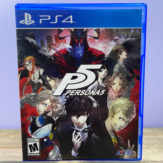 Playstation 4 - Persona 5 [Standard Edition] Retrograde Collectibles Adventure, Atlus, CIB, JRPG, Killer Soundtrack, M Rated, P Studio, Persona Series, Playstation, Play Preowned Video Game 