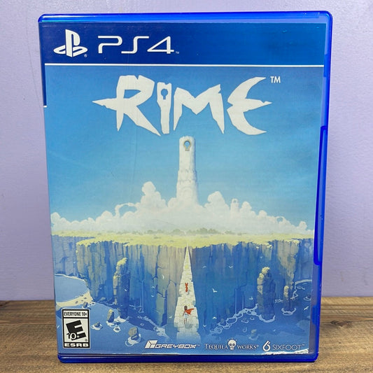 Playstation 4 - Rime Retrograde Collectibles Action, CIB, Grey Box, Playstation, Playstation 4, Rime Preowned Video Game 