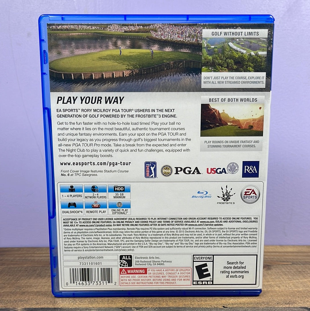 Playstation 4 - Rory McIlroy PGA Tour Retrograde Collectibles CIB, EA, EA Sports, Golf, PGA, PGA Tour, Playstation, Playstation 4, PS4, Rory McIlroy, Rory McIlroy Preowned Video Game 