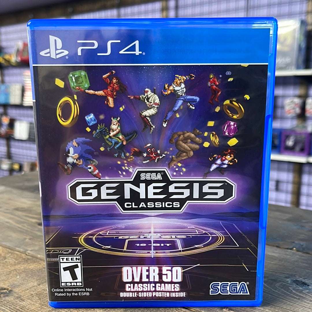 Playstation 4 - Sega Genesis Classics Retrograde Collectibles 2D, Action, adventure, Casual, CIB, Classic, Compilation, D3T Limited, Genesis, Mega Drive, Playstat Preowned Video Game 