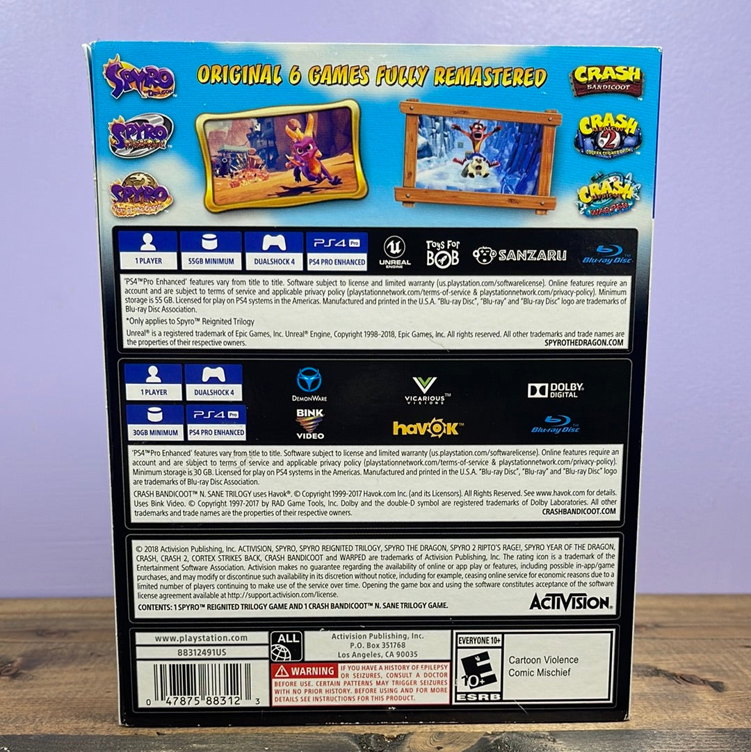 Crash spyro online bundle ps4