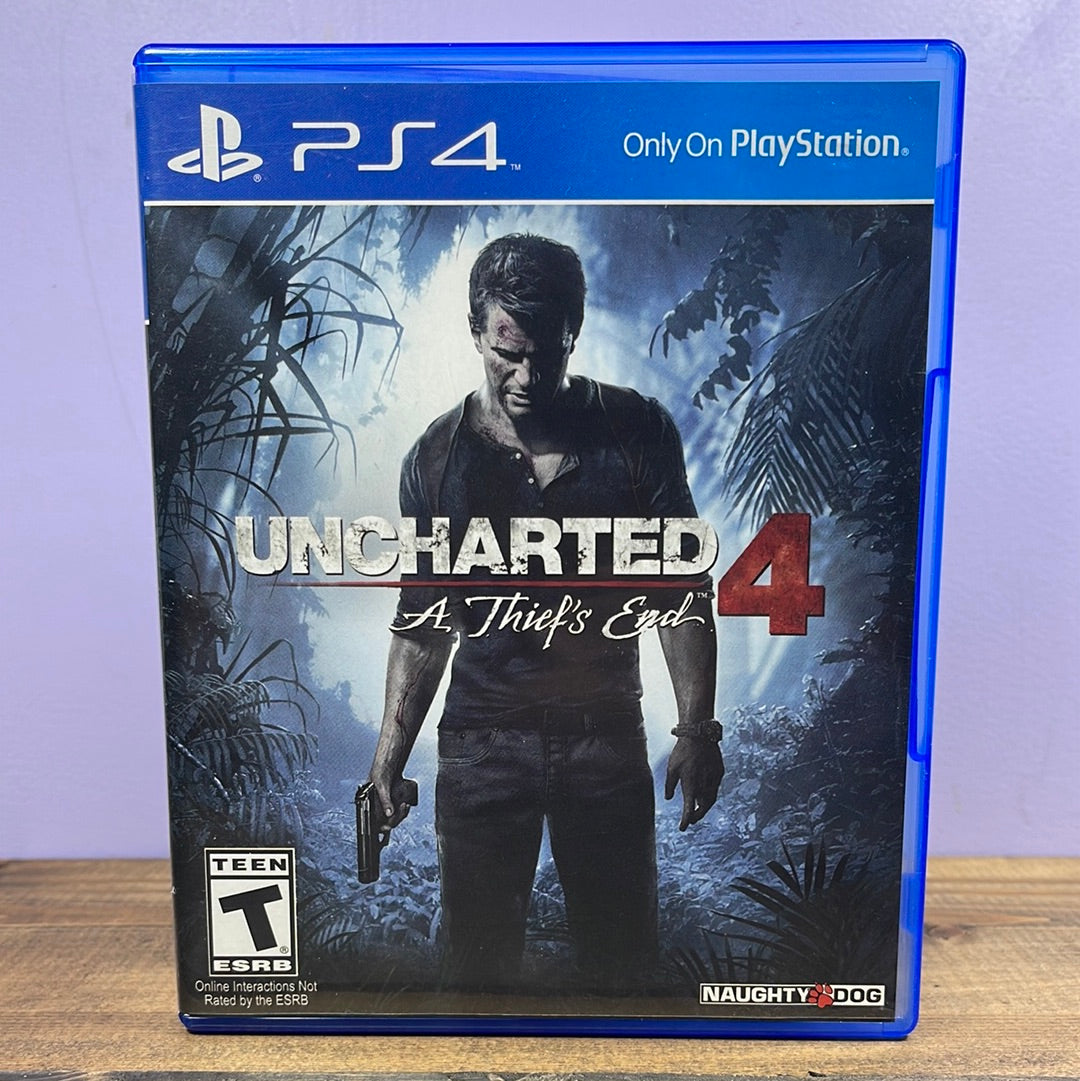 Playstation 4 - Uncharted 4: A Thief's End Retrograde Collectibles Adventure, CIB, Naughty Dog, Nolan North, Not for Resale, Platformer, Playstation, Playstation 4, PS Preowned Video Game 