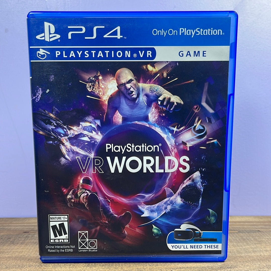 Playstation 4 - VR Worlds Retrograde Collectibles CIB, London Studios, Not for Resale, Playstation, Playstation 4, PS Move, PS4, Sony, Sony Interactiv Preowned Video Game 