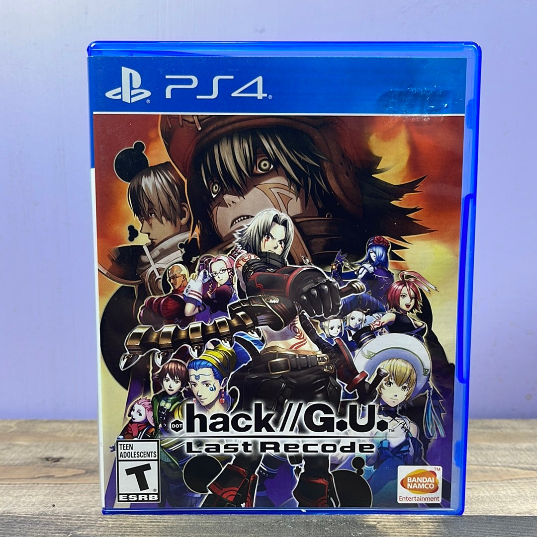 Playstation 4 - dot.HACK GU: Last Recode Retrograde Collectibles Adventure, Bandai Namco, CIB, JRPG, Playstation 4, PS4, Roleplaying Gaming, RPG, Science Fiction, T  Preowned Video Game 