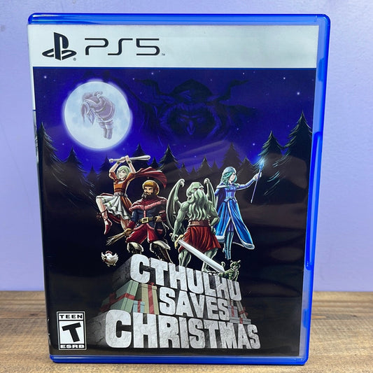 Playstation 5 - Cthulhu Saves Christmas Retrograde Collectibles CIB, Cthulhu Saves Christmas, Limited Run, Playstation, Playstation 5, PS5, Role Playing Preowned Video Game