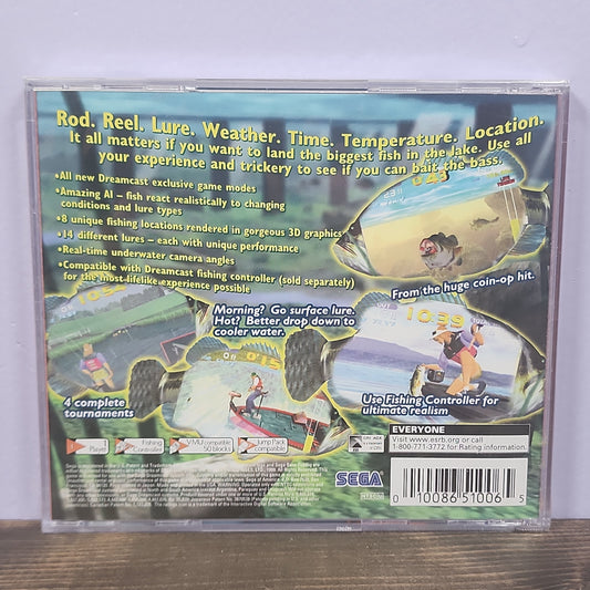 Sega Dreamcast - Sega Bass Fishing [Sega All Stars // Sealed] Retrograde Collectibles Arcade, DreamCast, E Rated, Fishing, NIB, Sealed, Sega, Simulation, Sports Preowned Video Game 