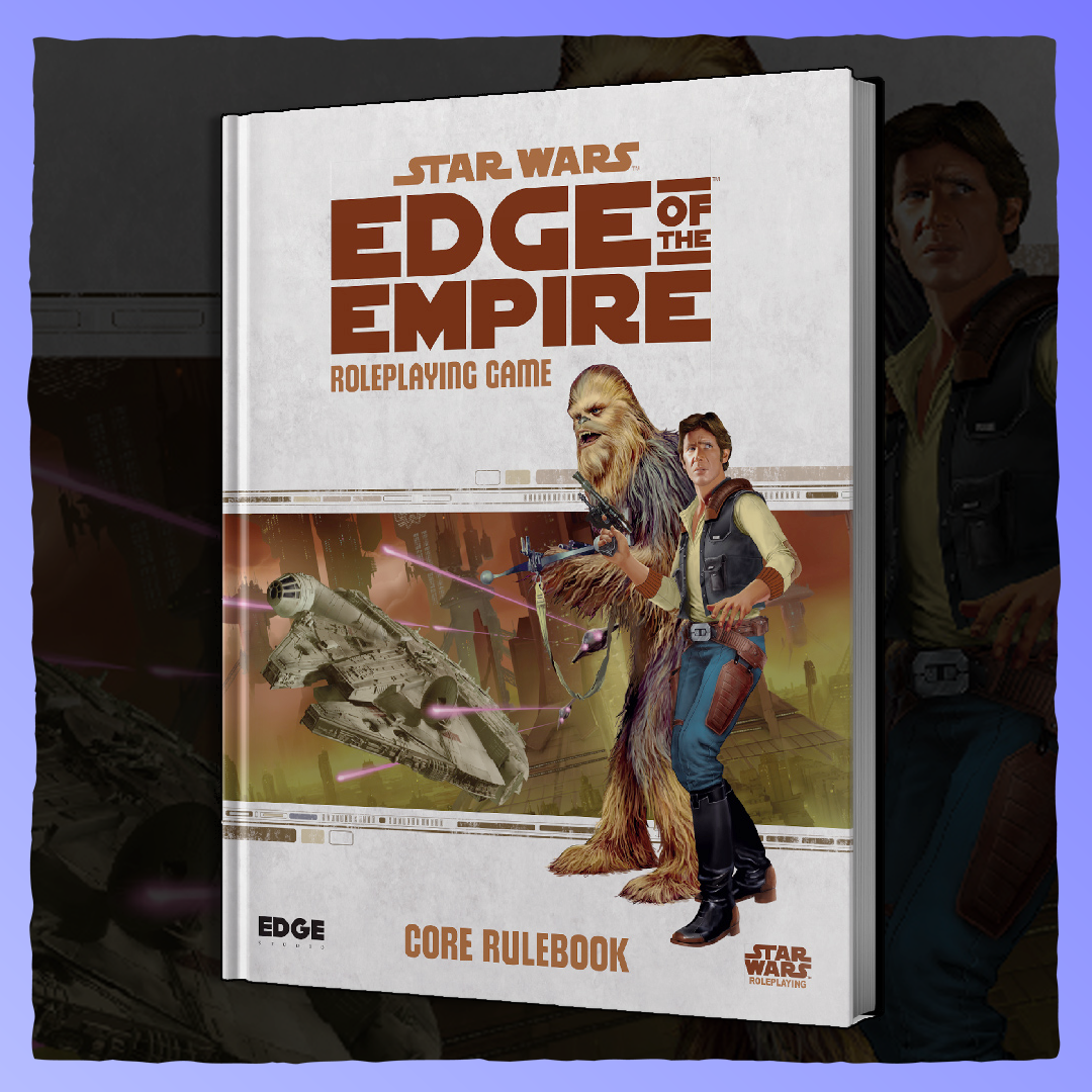 Star Wars: Edge of the Empire - Core Rulebook Retrograde Collectibles Disney, Edge Studio, Lucasfilm, Roleplaying Game, RPG, Sci-Fi, Science Fiction, Space, Star Wars, TT Role Playing Games 