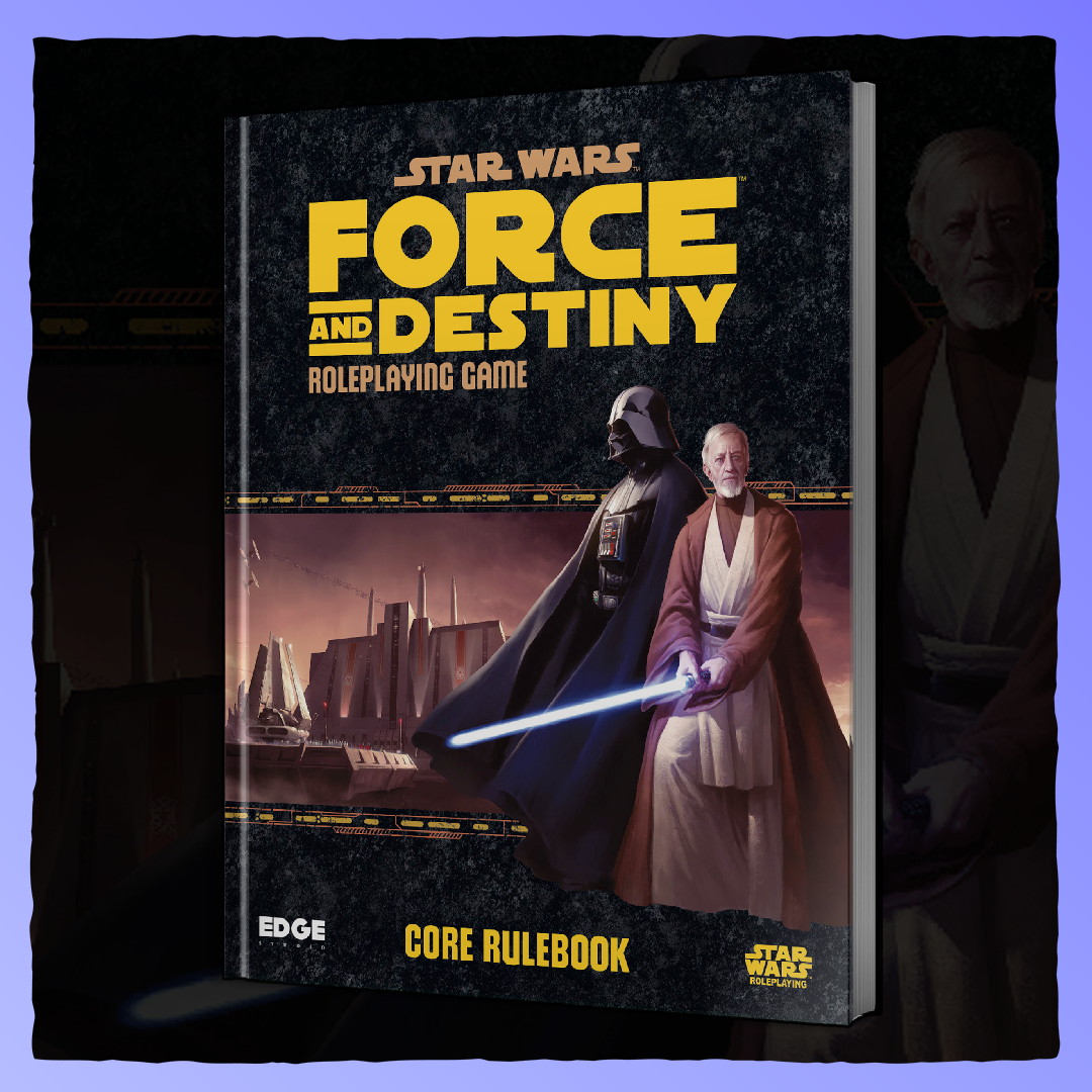 Star Wars: Force and Destiny - Core Rulebook Retrograde Collectibles Disney, Edge Studio, Lucasfilm, Roleplaying Game, RPG, Sci-Fi, Science Fiction, Star Wars, TTRPG Role Playing Games 