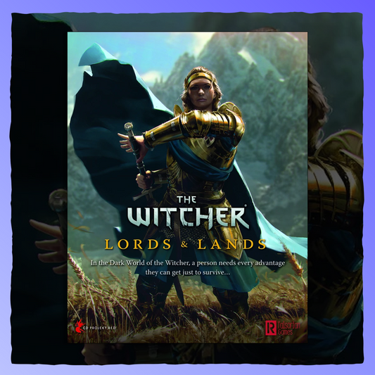 The Witcher - Tabletop RPG [Lords & Lands] Retrograde Collectibles CD Projekt Red, R Talsorian Games, Roleplaying Game, RPG, The Witcher, TTRPG Role Playing Games 