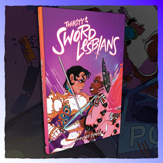 Thirsty Sword Lesbians - Core Rulebook Retrograde Collectibles Advanced Lovers and Lesbians, Evil Hat Productions, Gay Spaceship Games, LGBTQ, PBTA, Powered by the Role Playing Games 