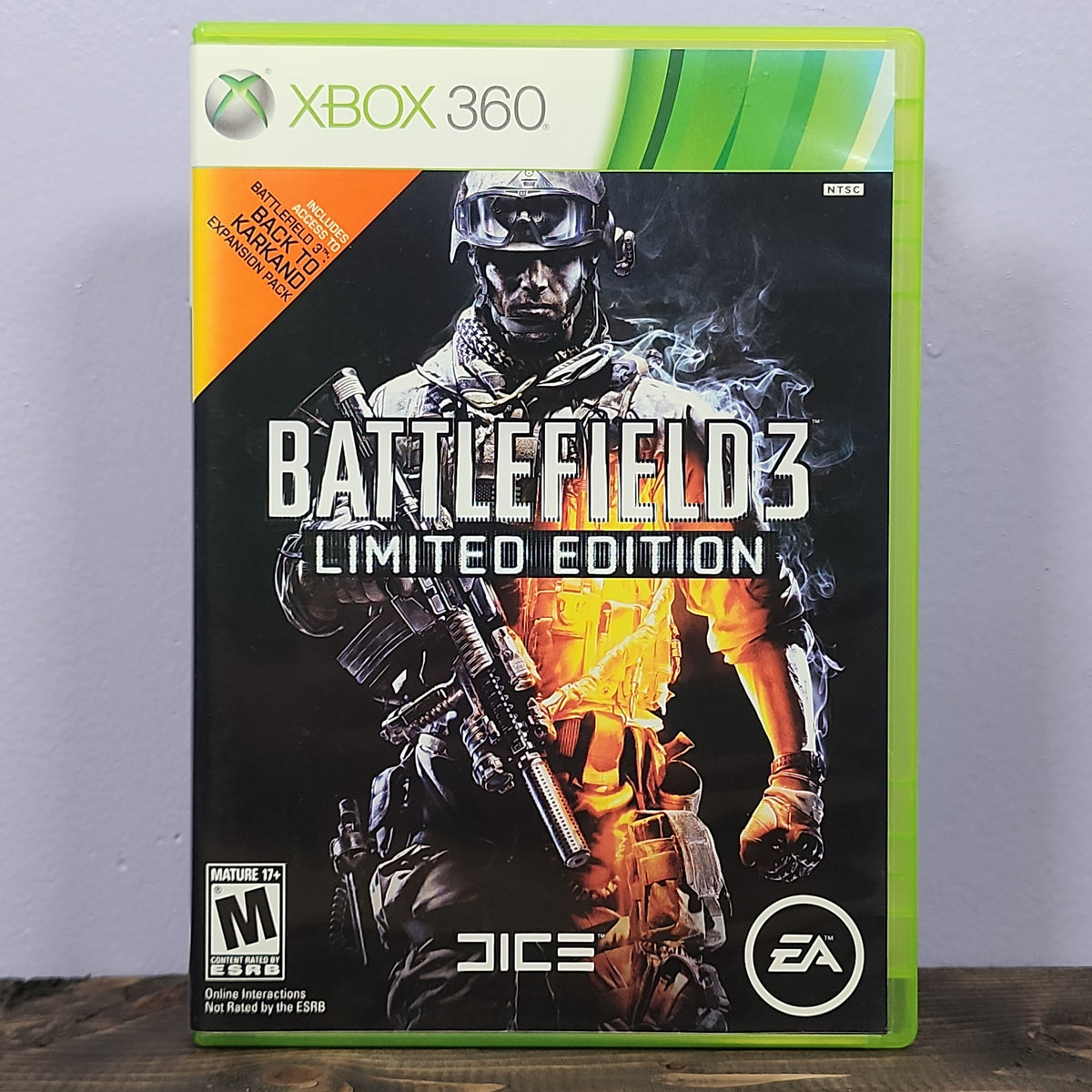 Xbox 360 - Battlefield 3 [Limited Edition] Retrograde Collectibles Action, Battlefield Series, CIB, DICE, EA, First Person Shooter, FPS, M Rated, Multiplayer, Shooter, Preowned Video Game 