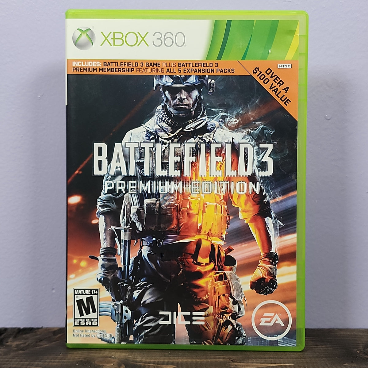 Xbox 360 - Battlefield 3 [Premium Edition] Retrograde Collectibles Action, Battlefield Series, CIB, DICE, EA, First Person Shooter, FPS, M Rated, Multiplayer, Shooter, Preowned Video Game 