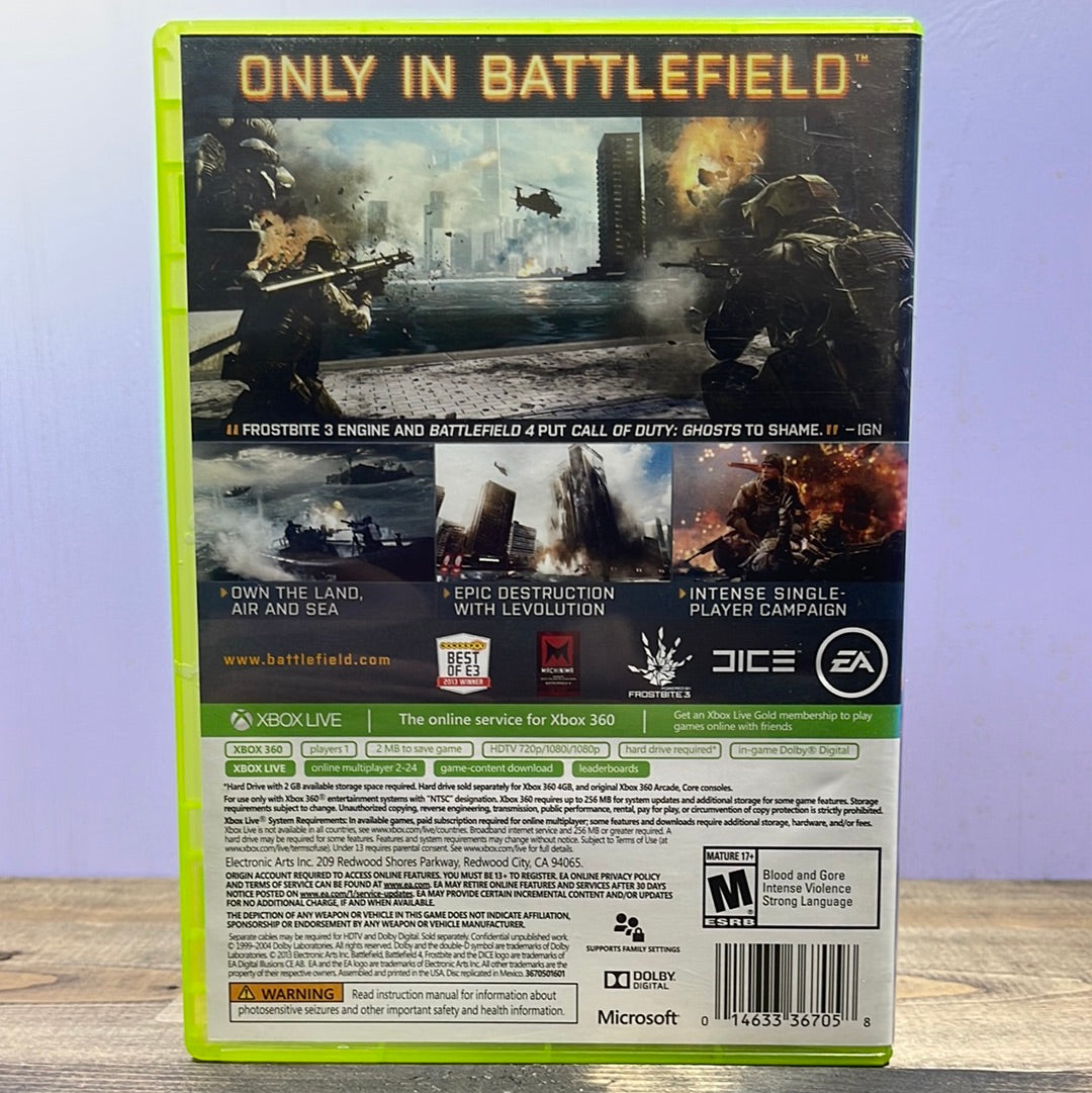 Xbox 360 - Battlefield 4 | Retrograde Gaming and Collectibles