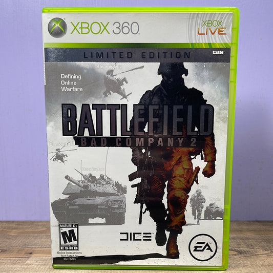 Xbox 360 - Battlefield: Bad Company 2 Retrograde Collectibles Action, Battlefield Series, CIB, DICE, EA, First Person Shooter, FPS, M Rated, Military, Multiplayer Preowned Video Game 