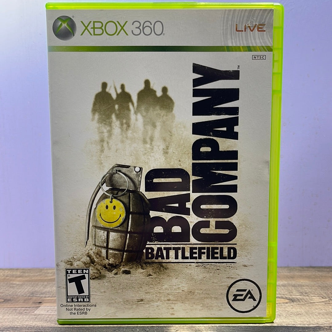 Xbox 360 - Battlefield: Bad Company Retrograde Collectibles Action, Battlefield Series, CIB, DICE, EA, First Person Shooter, FPS, M Rated, Military, Multiplayer Preowned Video Game 