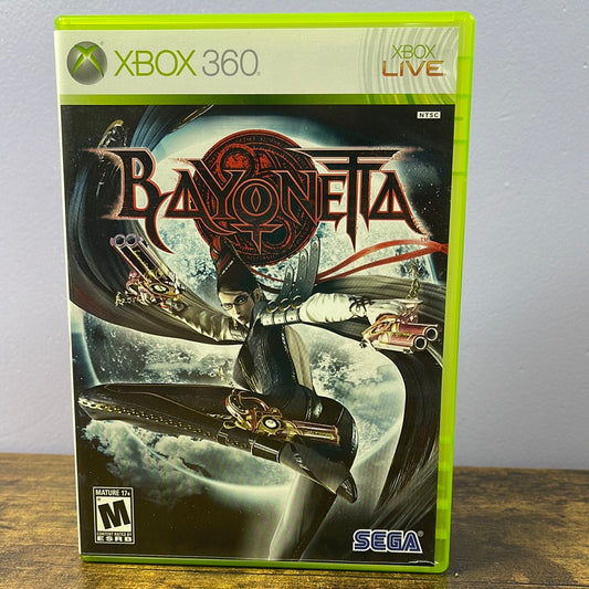 Xbox 360 - Bayonetta Retrograde Collectibles Action, Bayonetta Series, Female Protagonist, Hack and Slash, Hideki Kamiya, M Rated, PlatinumGames, Preowned Video Game 