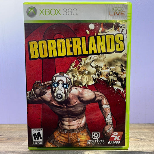 Xbox 360 - Borderlands Retrograde Collectibles 2K Games, Action, Arcade, Borderlands Series, CIB, First Person Shooter, FPS, Gearbox Software, Loot Preowned Video Game 