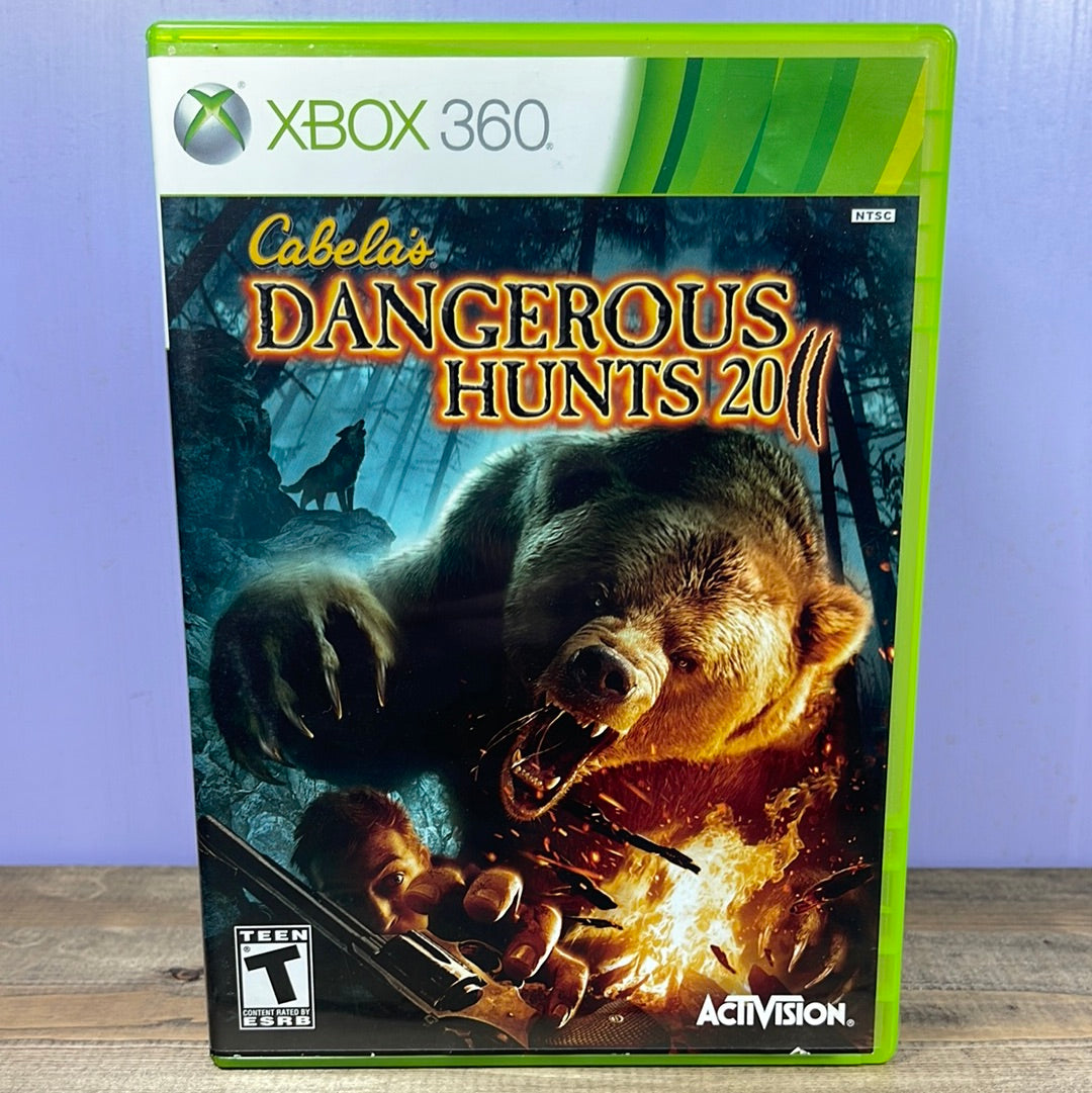 Xbox 360 - Cabela's Dangerous Hunts 2011 Retrograde Collectibles Activision, Cabela's Series, CIB, Hunting, Nature, Sports, T Rated, Xbox, Xbox 360 Preowned Video Game 