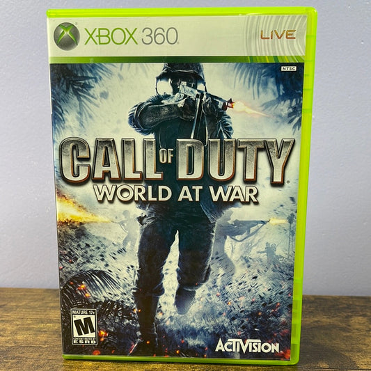 Xbox 360 - Call of Duty: World at War Retrograde Collectibles Action, Activision, Call of Duty Series, CIB, First Person Shooter, M Rated, Multiplayer, Shooter, T Preowned Video Game 