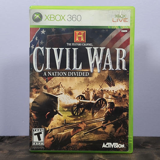 Xbox 360 - Civil War: A Nation Divided Retrograde Collectibles Activision, CIB, First Person Shooter, Historical, Microsoft, Shooter, T Rated, War, Xbox, Xbox 360 Preowned Video Game 