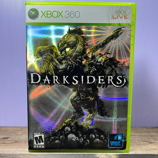 Xbox 360 - Darksiders Retrograde Collectibles Action, Adventure, CIB, Darksiders Series, Hack and Slash, M Rated, Third Person, THQ Nordic, Vigil  Preowned Video Game 
